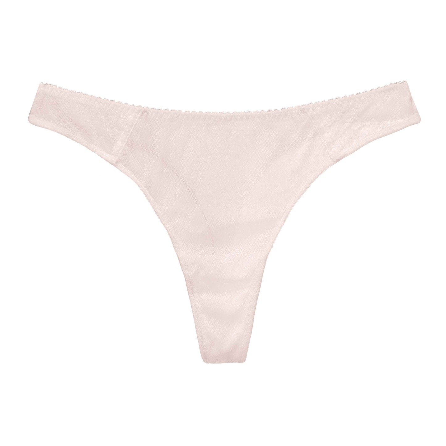 Dani Soft Pink Tulle Thong | Amour Caché Lingerie