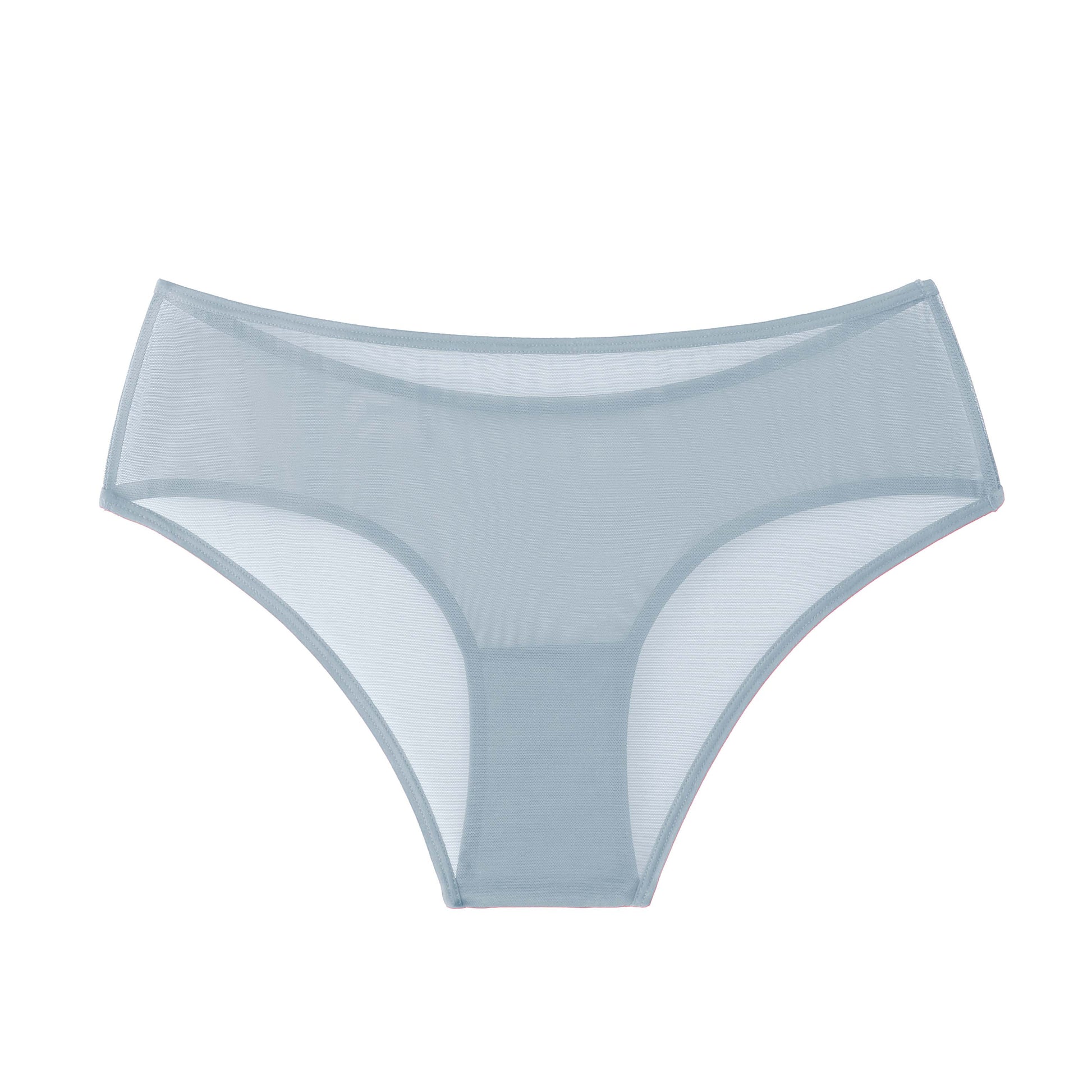 The Julie Everyday Sheer Mesh Hipster in Seaport Blue | Amour Caché Lingerie