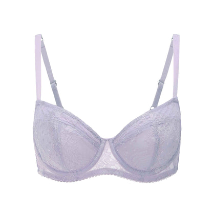 Gin Lilac Leavers Lace 3-Part Pocketed Bra